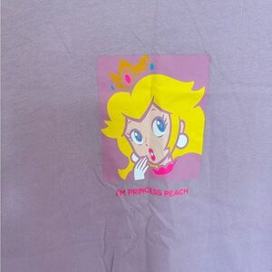 NEW Uniqlo Princess Peach 👑 Pink Tee Size L